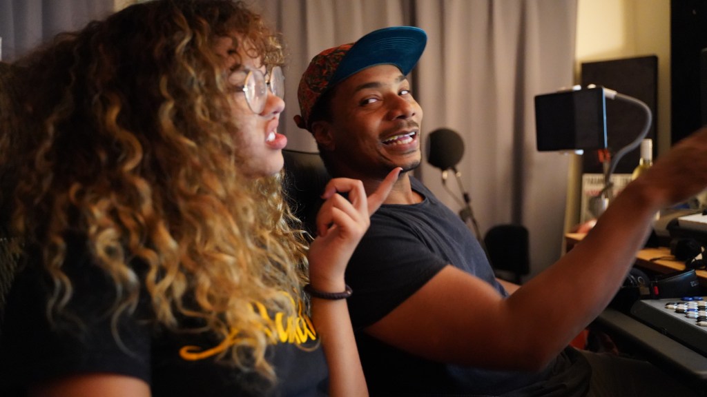 Sid with producer and mentor/ dear friend, Khari Mateen.